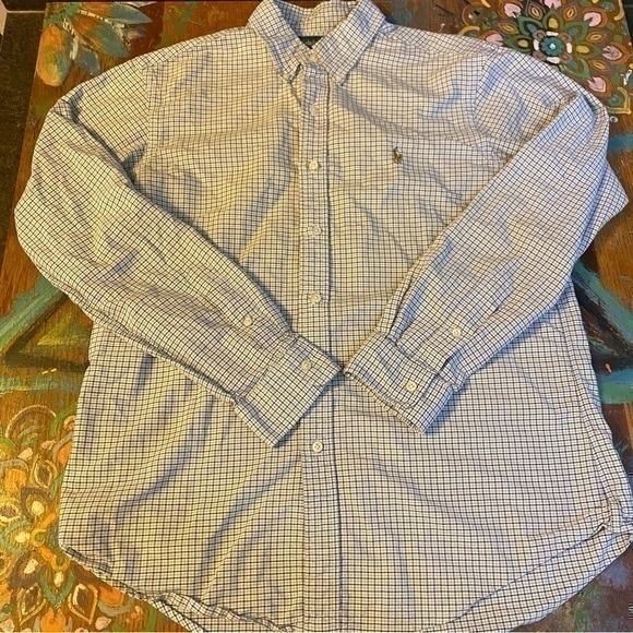 Polo by Ralph Lauren Gingham Country Check Long Sleeve Shirt Large - Picture 1 of 7